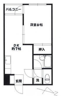 【間取り】 | ユタカハイツ | 間取りです。