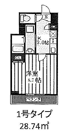 ACTY天満橋の間取り