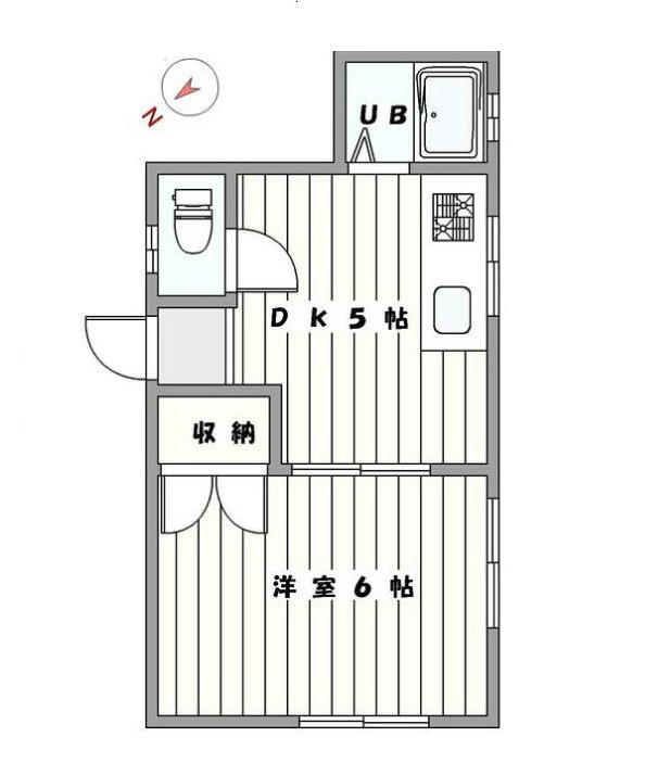 コーポ竹の間取り
