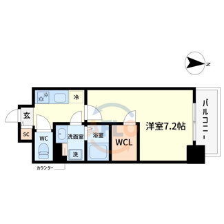 【間取り】 | プレサンス堺筋本町エグゼブラン | プレサンス堺筋本町エグゼブラン　間取り