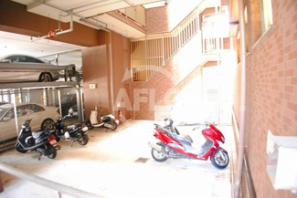 【その他共用部分】 | カスタリア阿倍野 | カスタリア阿倍野　バイク置き場