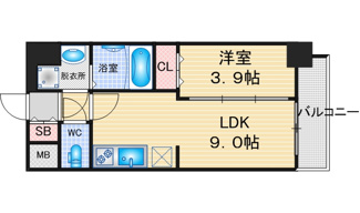 【間取り】 | アドバンス名古屋アウリィ | 略図の為、現状優先