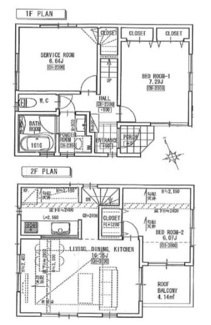 【間取り】 | 西馬込２丁目戸建