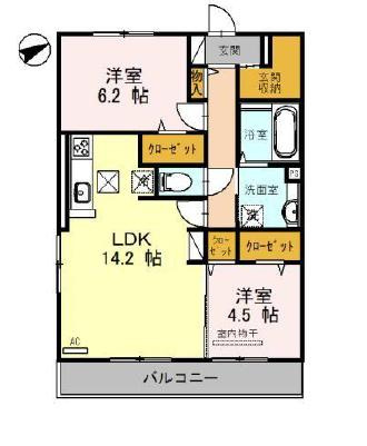 シャルムソフィアの間取り