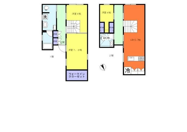 芝久保５丁目貸家の間取り