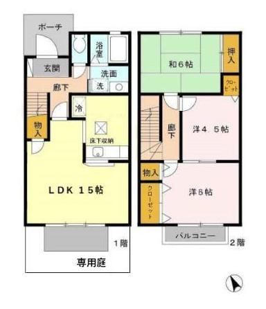 パルティーダ B棟の間取り