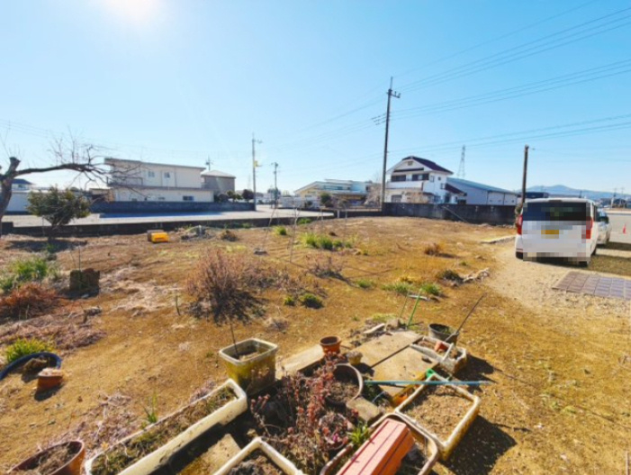 栃木市城内町に約180坪の広々土地+中古住宅♪の庭