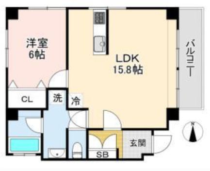 NOBSON霞ヶ丘の間取り