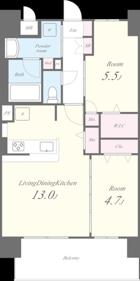 【間取り】 | ベイ・グランデ弁天町