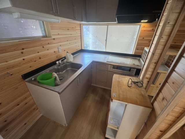 有明アパート　3号室のキッチン