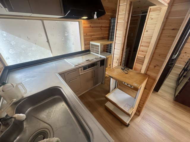 有明アパート　3号室のキッチン