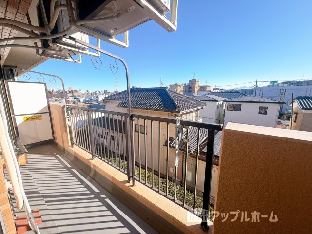 【中古マンション】ライオンズマンション与野本町 第5のバルコニー