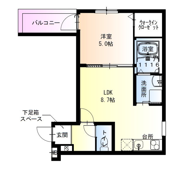 【間取り】 | フジパレス北新金屋丁