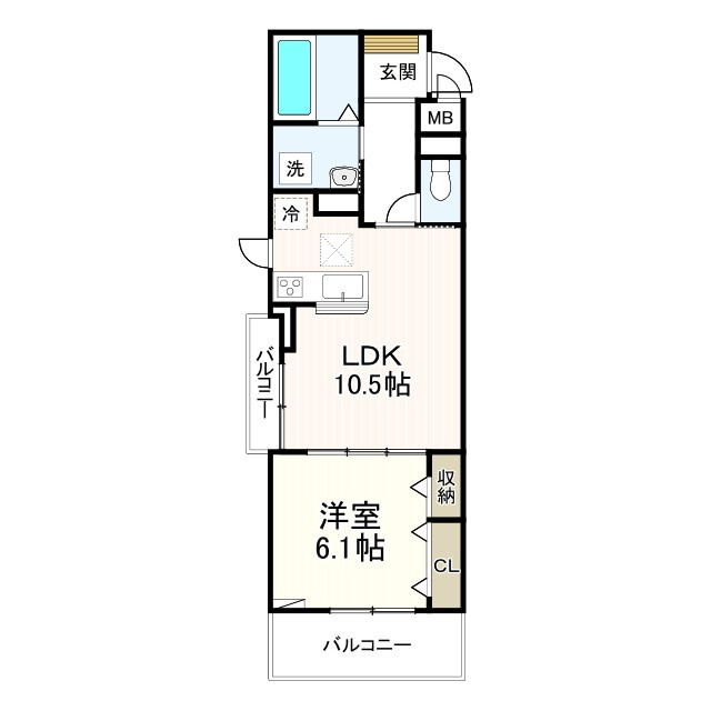 アウル吉祥寺南の間取り