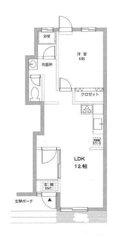 ドミール東芦屋の間取り