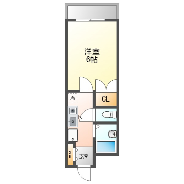 サントピア大橋の間取り|※図面と現況が異なる場合は現況を優先します。