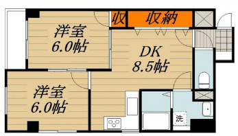 【間取り】 | コーワコーポ第15小平