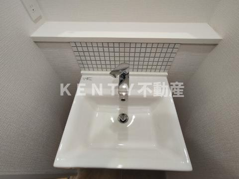 【洗面所】 | CREATIF南品川 | 広い洗面スペース