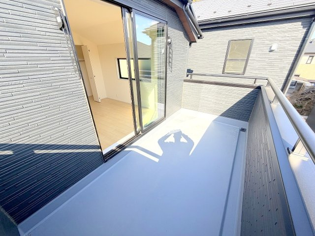 あきる野市五日市全４棟　新築分譲のバルコニー