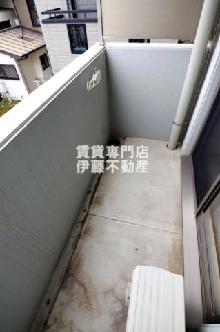 プランドール浅間町のバルコニー