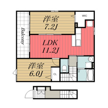 【間取り】 | サンリットレジデンス　Ⅱ