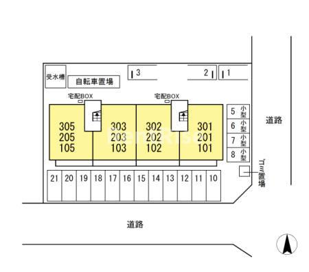 グランディールの区画図