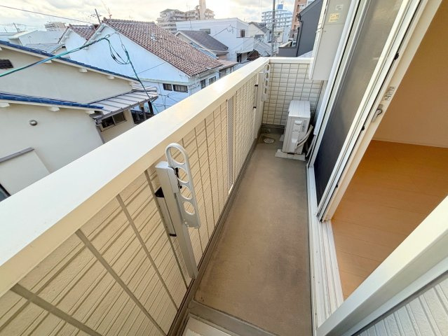 ハイツ・クレールのバルコニー