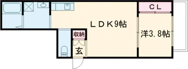 リッチライフ菊水の間取り