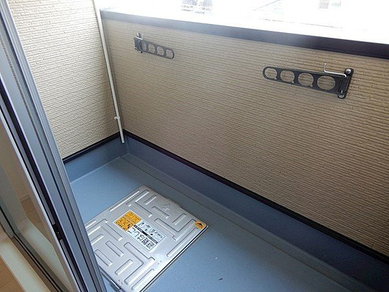 ルアナ新神戸のバルコニー