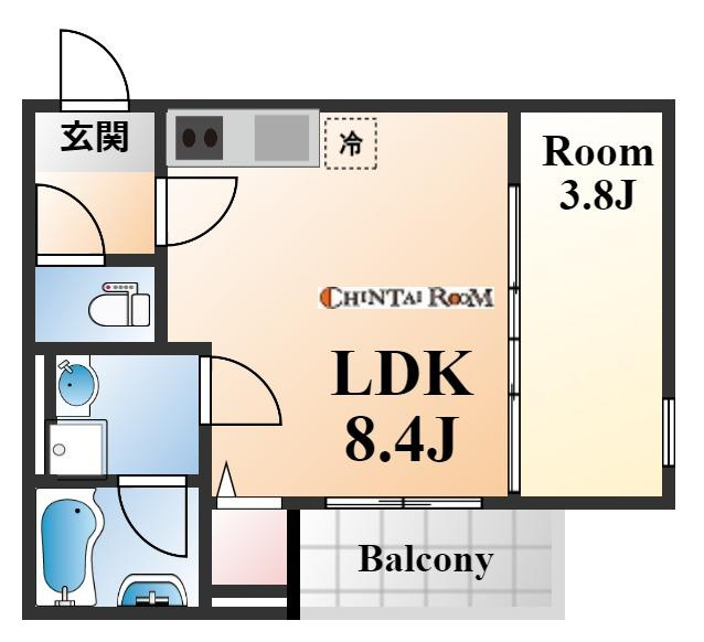 ルアナ新神戸の間取り