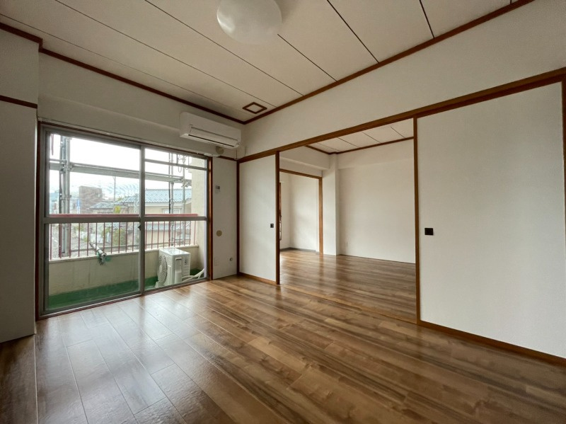 ハルール新田塚のバルコニー