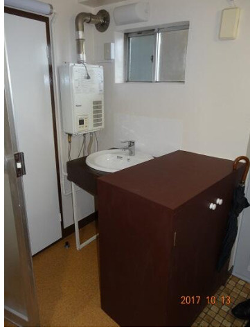 中野区東中野１丁目の賃貸マンションの独立洗面台