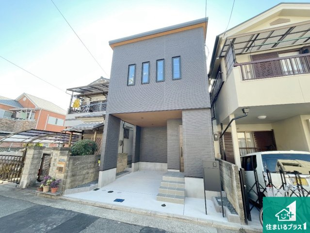 尼崎市西立花町5丁目　新築一戸建ての外観|お客様に長く安心して住んでいだだける事にこだわった家づくり！住んでからのアフターサービスにもしっかりと取り組んでいます！