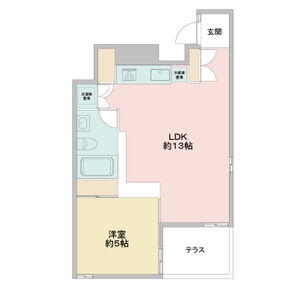 アーバンフラッツ湊町の間取り