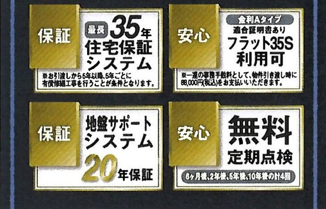 あきる野市五日市全４棟　新築分譲の構造・工法・仕様