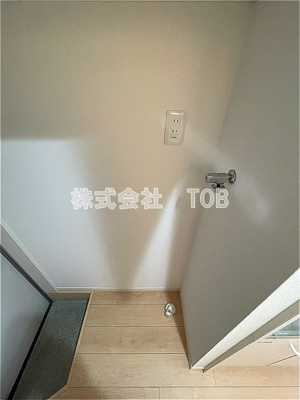 【その他】 | ファーストハウス桜上水 | 洗濯機置き場※クリーニング完了前※