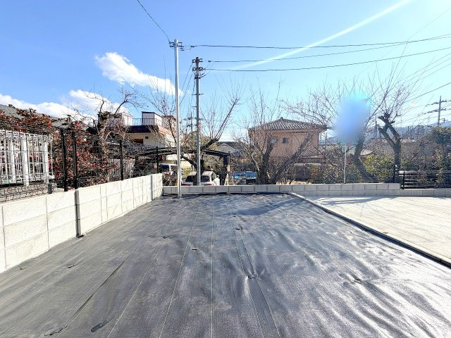 あきる野市五日市全４棟　新築分譲の庭