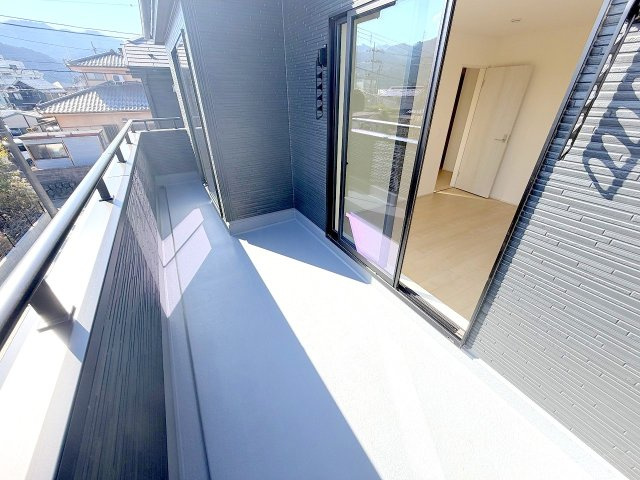 あきる野市五日市全４棟　新築分譲のバルコニー