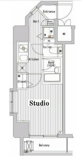 【間取り】 | ガーラ・シティ深川森下 | 間取りです。