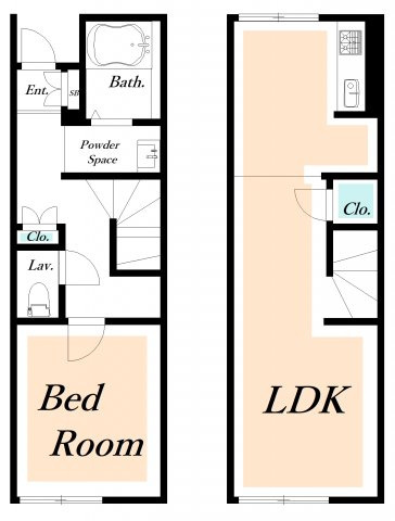 レオネクストＳＵＮＦＬＯＷＥＲの間取り