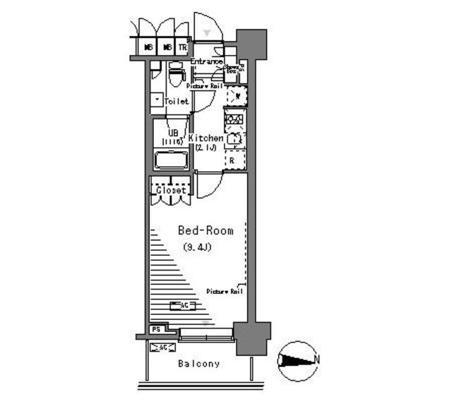 パークアクシス辰巳ステージの間取り