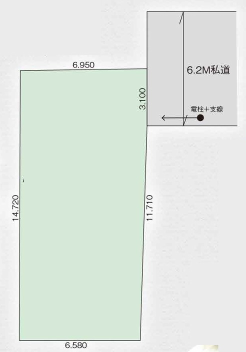 仲介手数料無料　GRAFARE 狭山市富士見13期　全１棟の区画図