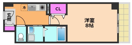 シャンピアコート茨木の間取り
