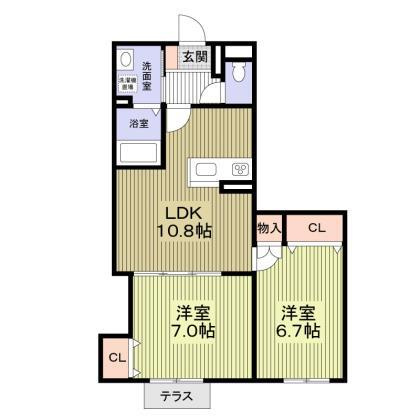 【間取り】 | フォレストウッドU・D・A