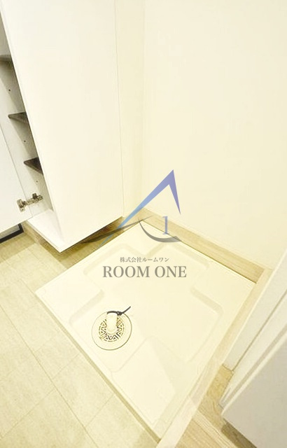 サニーサイド梅ヶ丘の設備|洗濯機置き場です。