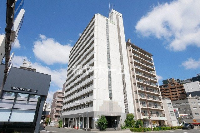 メロディーハイム夕陽丘の外観|外観は落ち着いています