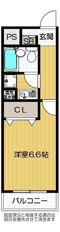 メロディーハイム夕陽丘の間取り