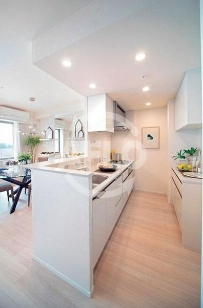 ザ・パークハウス中之島タワー　西天満小のキッチン|ザ・パークハウス中之島タワー　ガス3口コンロカウンターシステムキッチン