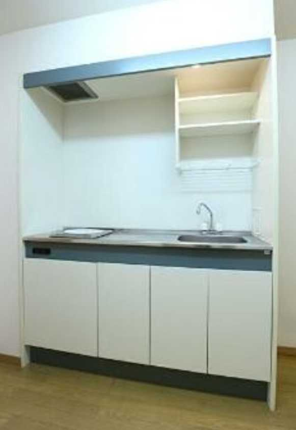 グラッセア馬事公苑第二　閑静な住宅街　独立洗面台　温水洗浄便座のキッチン