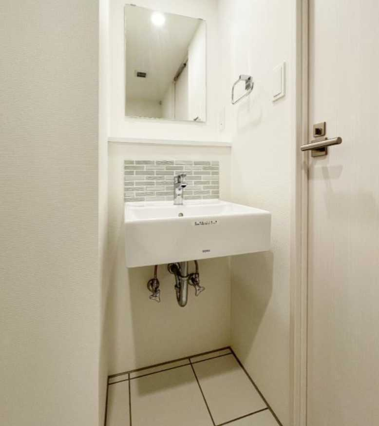 EXAM桜新町　ネット無料　礼金０　角部屋の洗面所